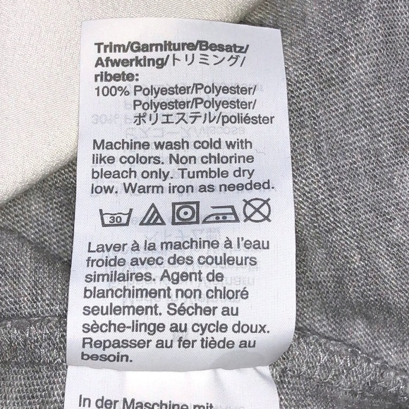 J Crew Mercantile Gray and White Twofer Sweater Size M - Picture 6 of 9